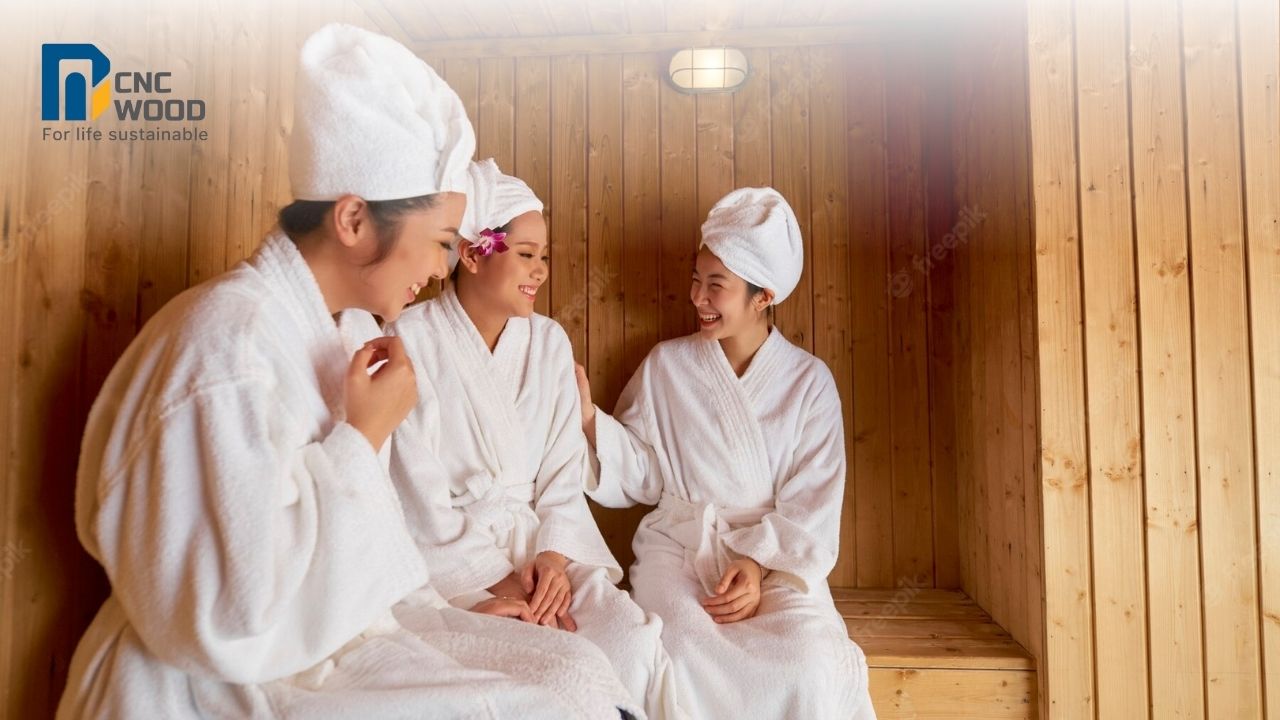 Xông hơi giúp tinh thần thoải mái 