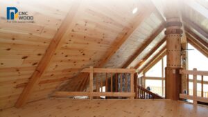 Ứng dụng của gỗ thông làm trần nhà