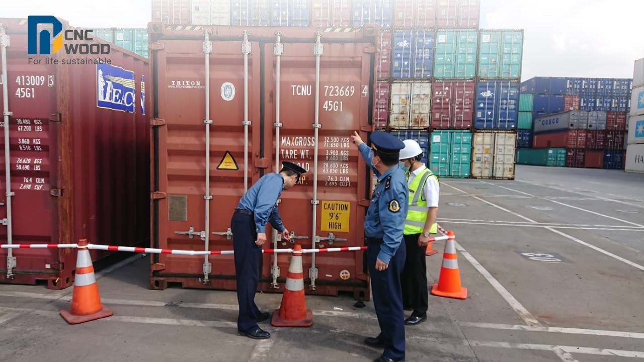 Hải quan tiến hành phân loại và kiểm tra